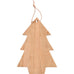 Acacia Wood Christmas Tree Shaped Board 35cm | Annie Mo's