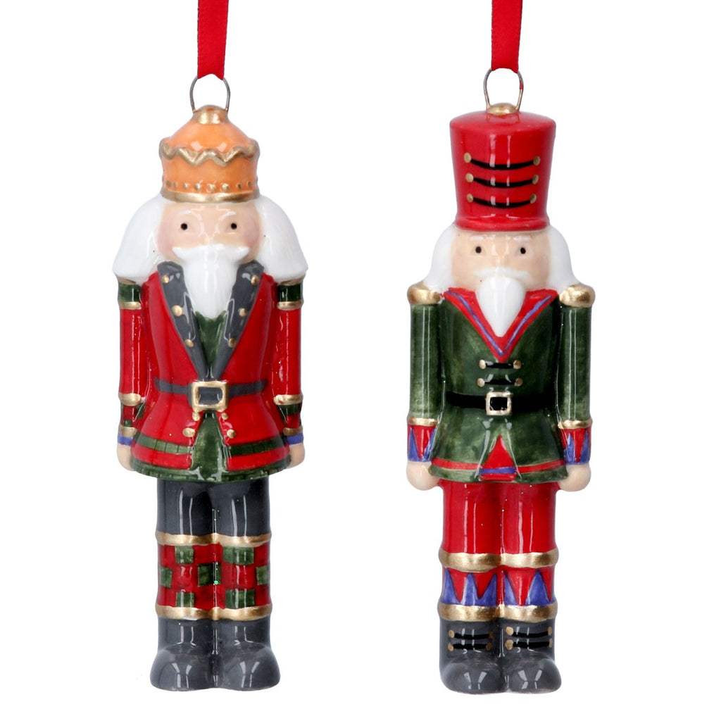 Two Assorted Resin Nutcrackers 10cm | Annie Mo's