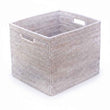 Rattan Cube Storage Box 38cm