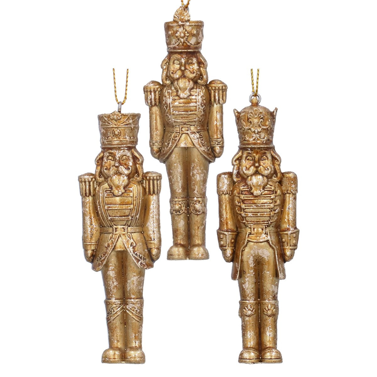 Resin Dec 10.5cm - Gold Nutcracker - Style Choice | Annie Mo's