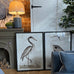 Moreton Set of Two Heron Framed Prints 100cm