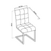 Tivoli Dark Oak Uph Cantilever Chair ( Pair )