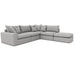 Peri 1 Arm 2 Seat LHF with Corner Unit, Armless Unit and Footstool