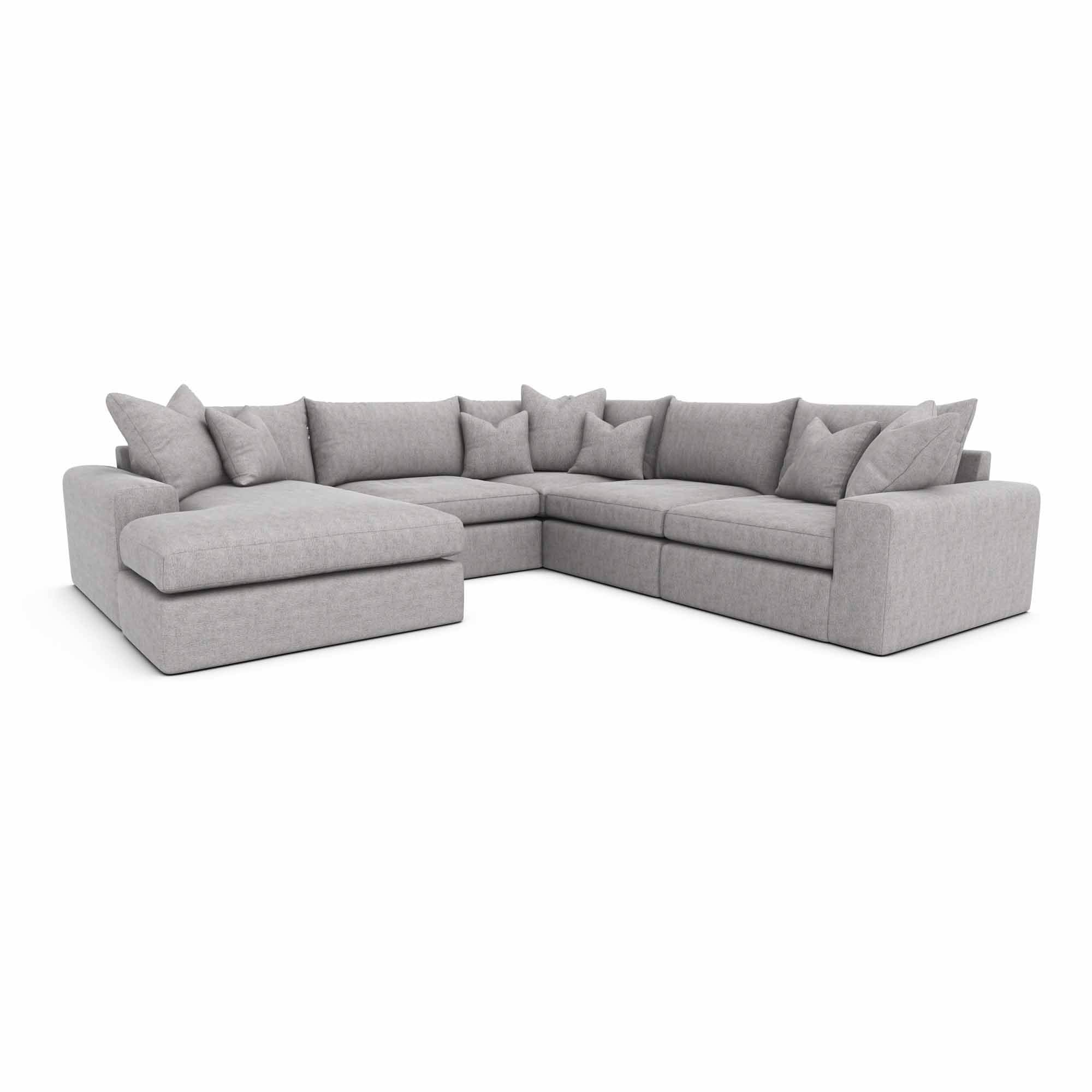 Peri 1 Arm 1 Seat RHF with Armless Unit, Corner Unit and Armless Unit with Chaise LHF