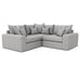 Peri 1 Arm 1 Seat LHF with Corner Unit and 1 Arm 1 Seat RHF