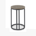 Chevron Weathered Ash Side Table