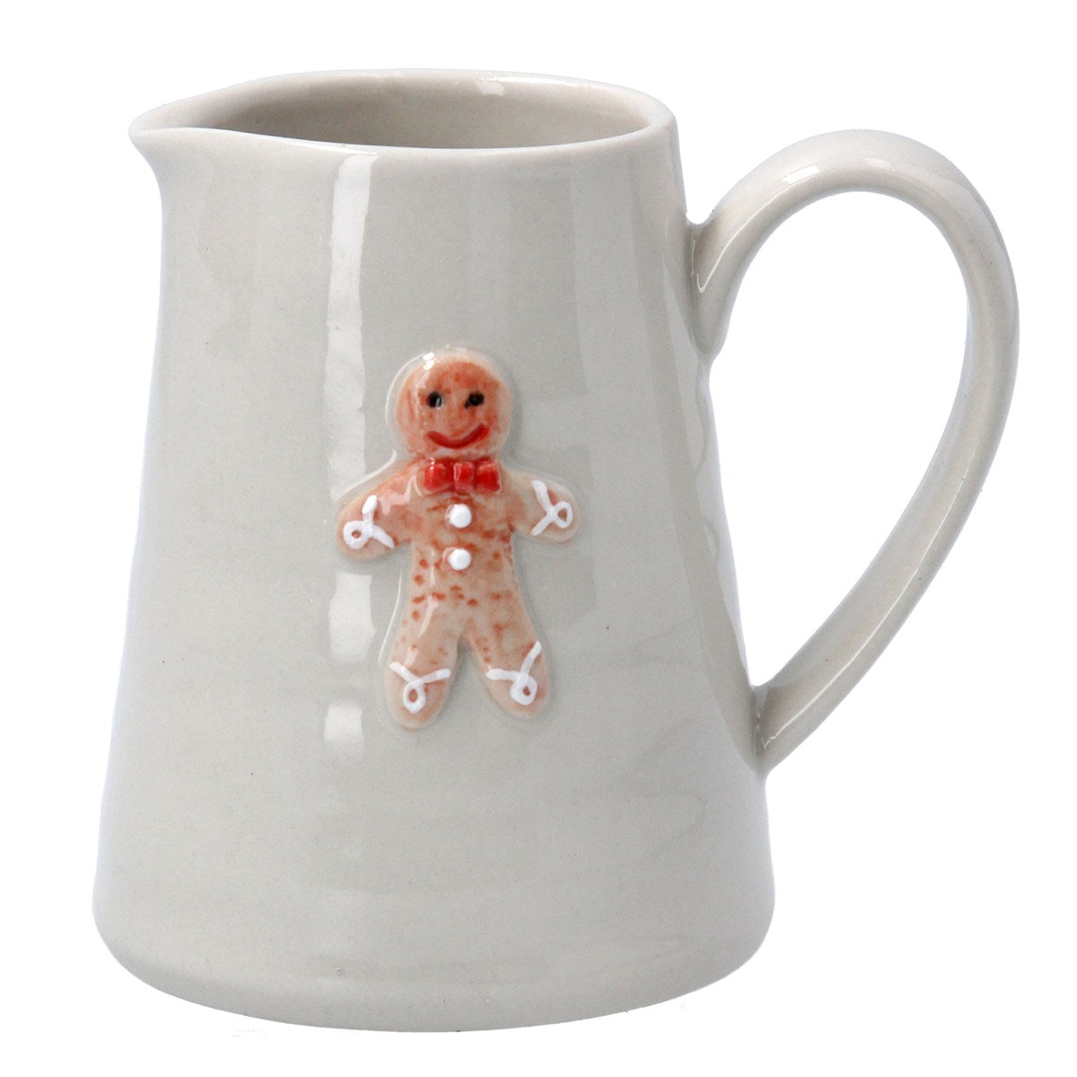 Ceramic Mini Jug 8cm - Gingerbread Man | Annie Mo's