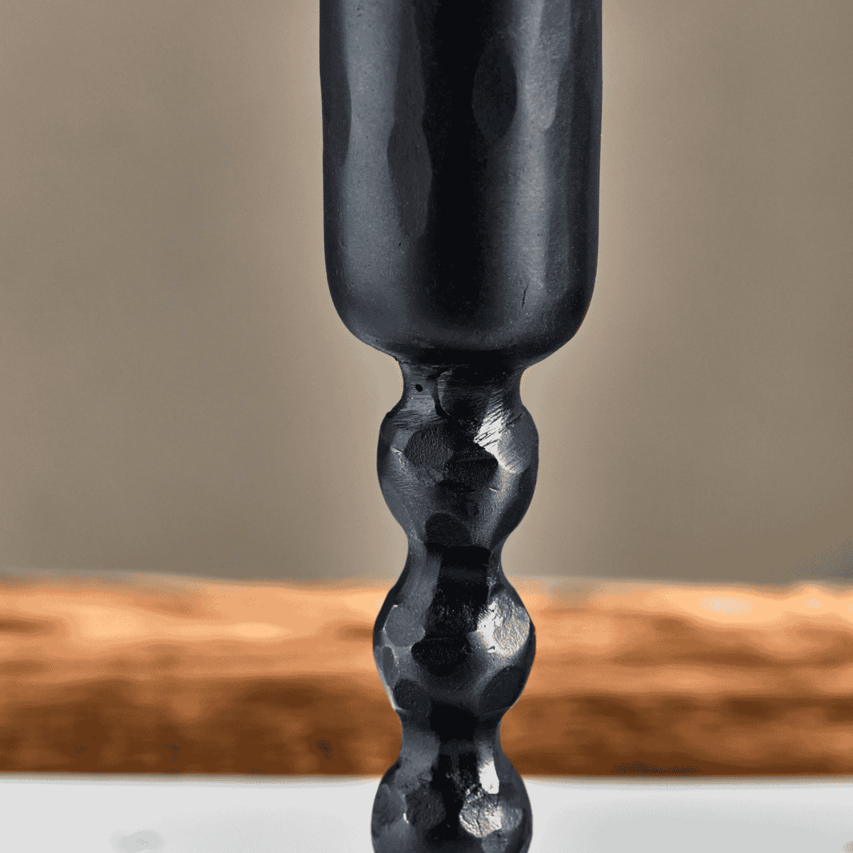 Mala Black Metal Candlesticks - Size Choice