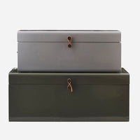 Set of Two Metal Storage Boxes | Annie Mo's