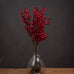 Festive Red Berry Stem 66cm
