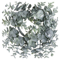Small Frosted Eucalyptus Candle Wreath 25cm | Annie Mo's