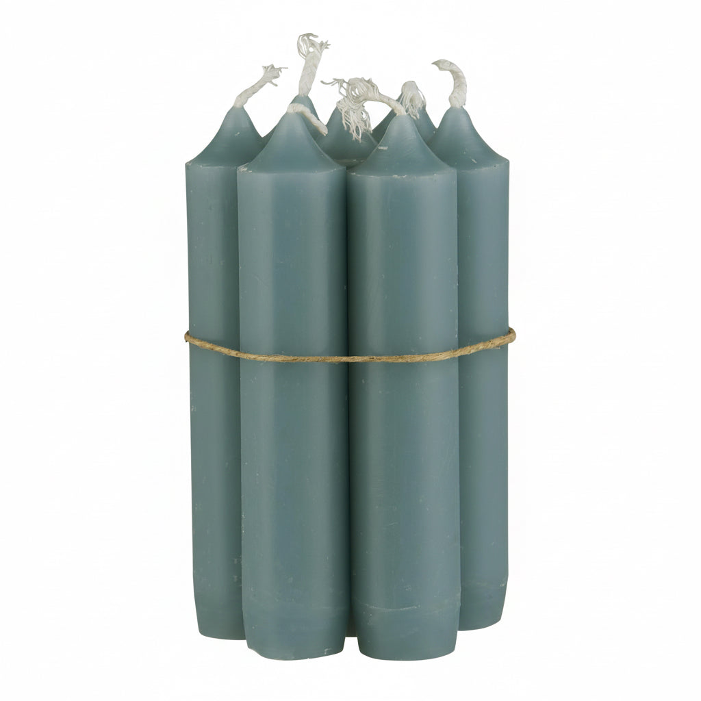 Short Dinner Candles - Aqua Haze 11cm