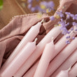 Light Pink Rustic Dinner Candle 18cm | Annie Mo's