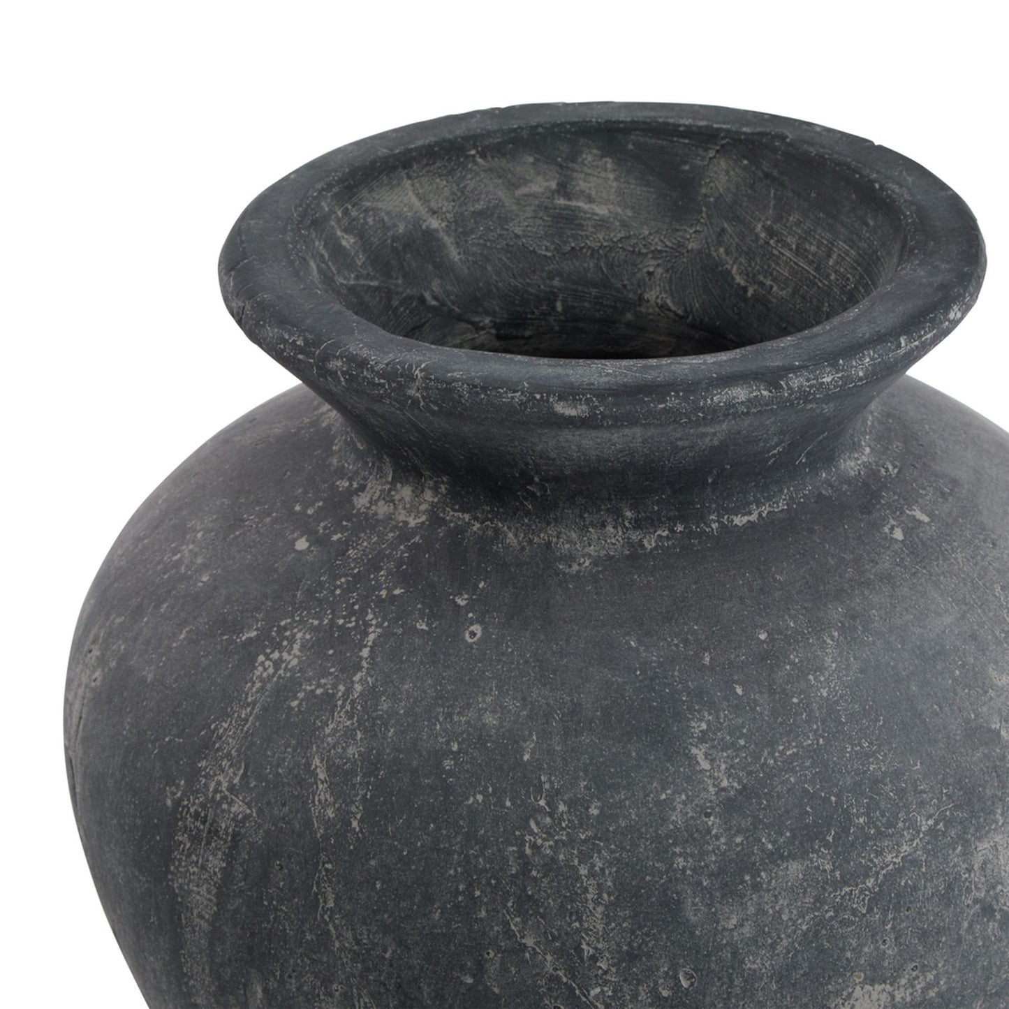 Amalfi Grey Stone Look Vase 30cm