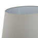 Siena Brown Round Table Lamp With Linen Shade 63cm