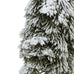 Snowy Cedar Tree On Wood Block 40cm