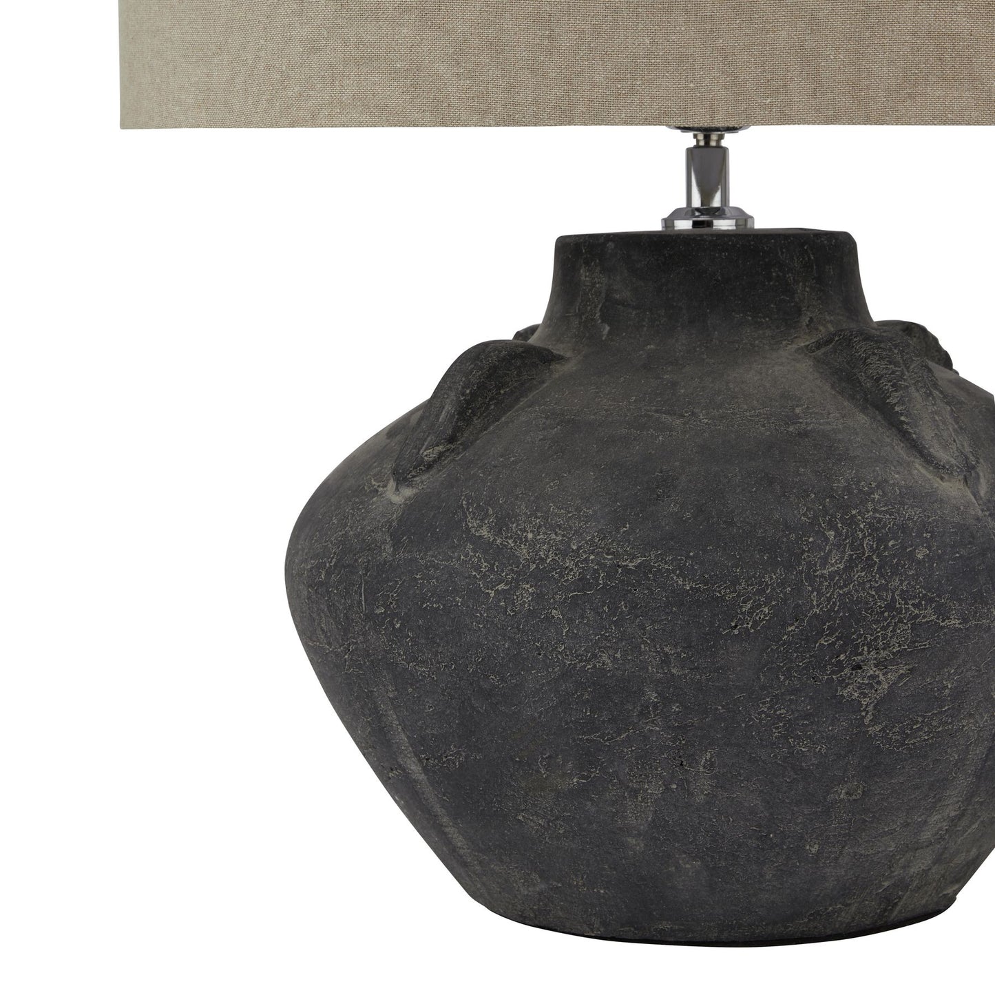 Siena Grey Lekanis Lamp with Shade