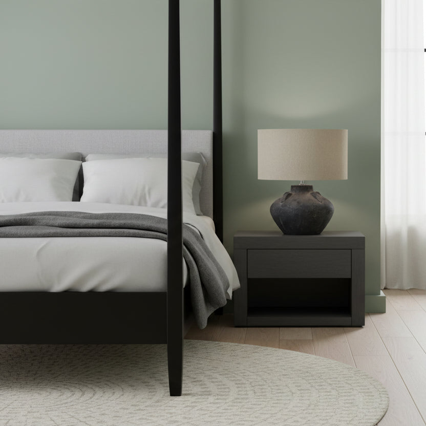 Siena Grey Lekanis Lamp with Shade | Annie Mo's