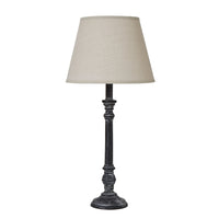 Isca Stem Table Lamp With Linen Shade 41cm | Annie Mo's