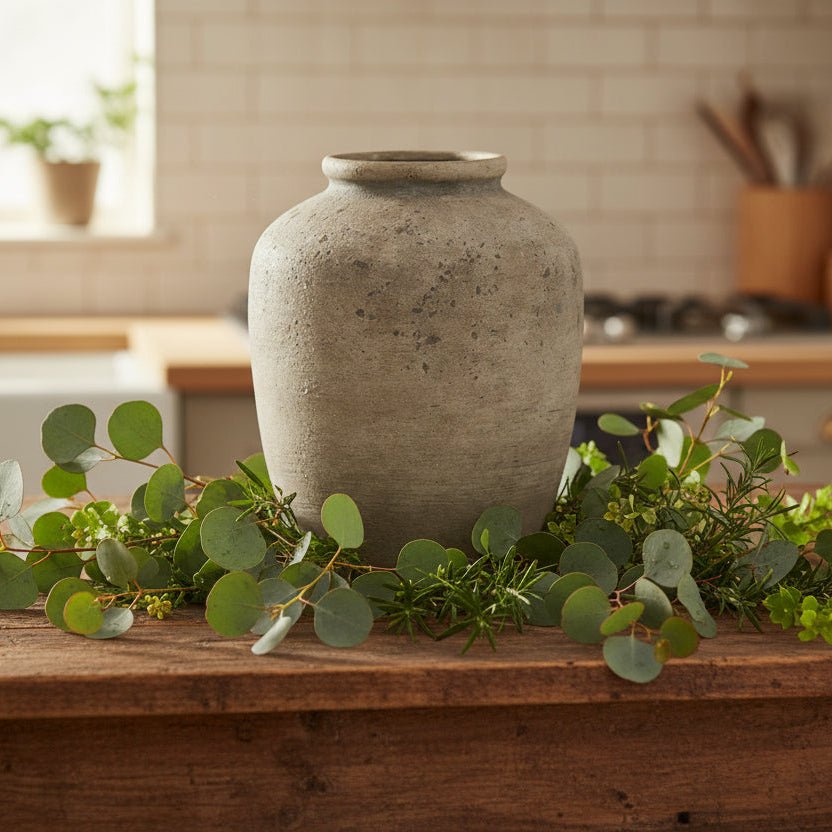 Deruta Large Mottled Vase 40cm | Annie Mo's