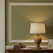 Clarion Table Lamp With Edged Linen Shade 71cm | Annie Mo's