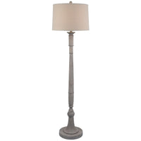 Stella Floor Lamp With Linen Shade 154cm | Annie Mo's