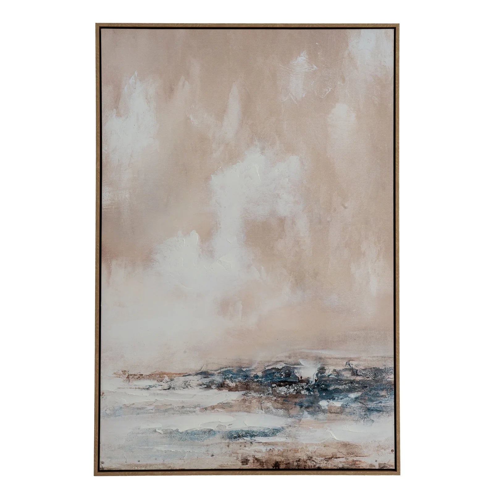 Veydra Hand Painted Canvas In Wood Frame 120cm | Annie Mo's