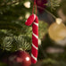 Felt Candy Cane Hanger 11cm