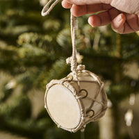 Cream Mini Hanging Drum 5cm | Annie Mo's