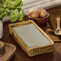Green Stipe Paper Napkins - 16 Pieces per Pack | Annie Mo's