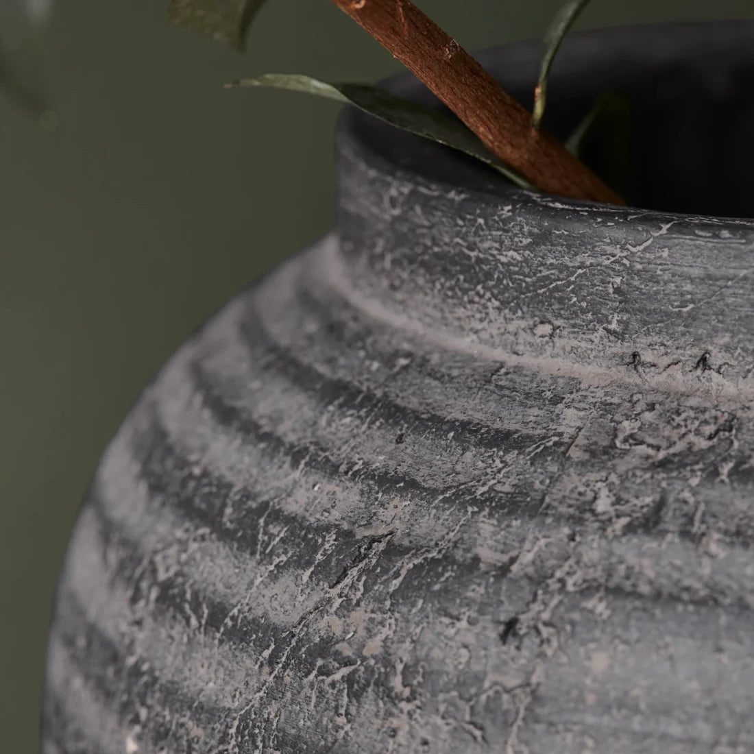 Grey Brown Planter 26cm