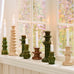 Glazed Moss Green Dinner Candle Holder 10cm | Annie Mo's C