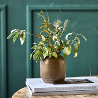 Casa Brown Stoneware Vase 14cm | Annie Mo's