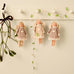 Three Assorted Nostalgic Angels 15cm