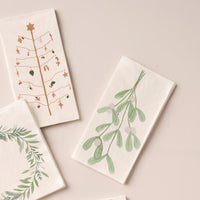16 Paper Napkins - Mistletoe 40cm