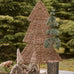 Braided Willow Christmas Tree 66cm