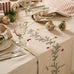 Table Runner with Spruce and Christmas Decoration Motifs 160cm