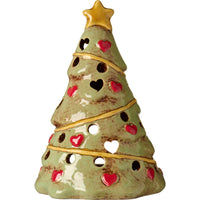 Ceramic Tealight Christmas Tree 15cm | Annie Mo's
