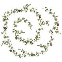 Artificial Cedar Garland with Cones 180cm | Annie Mo's