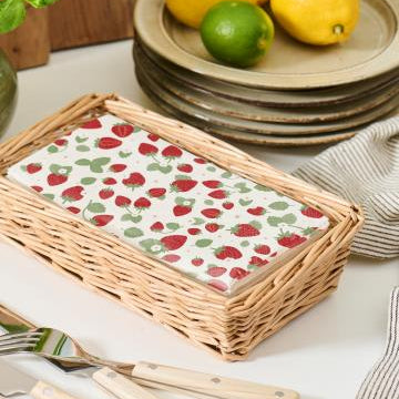 Strawberries Napkins - 16 Pieces per Pack