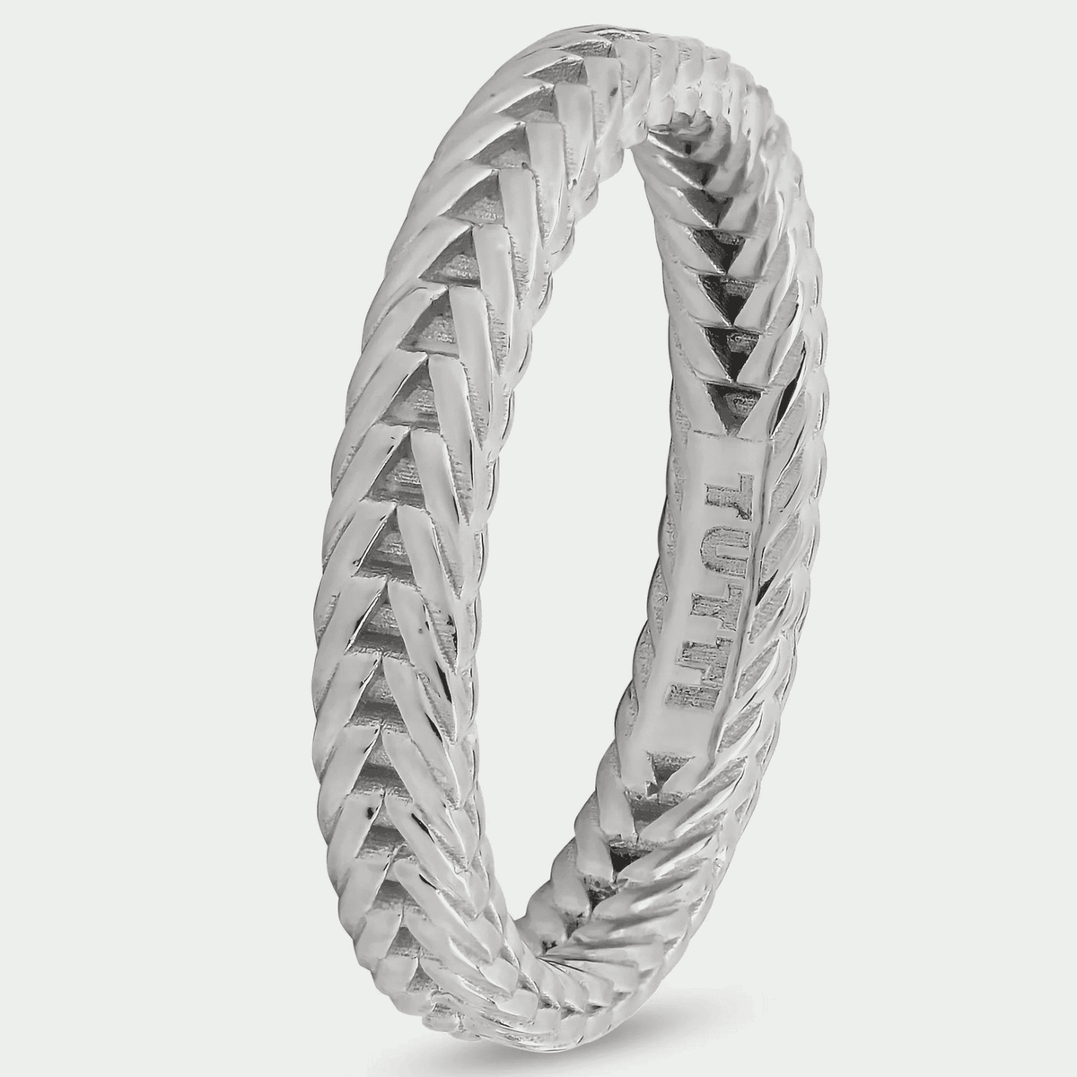Woven Ring - Silver-B