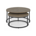 Chevron Weathered Ash Coffee Nest Of Tables