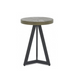 Ellipse Fumed Oak Lamp Table