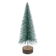 Bristle Ornament 23cm - Snowy Green Tree on Log | Annie Mo's