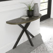 Ellipse Fumed Console Table