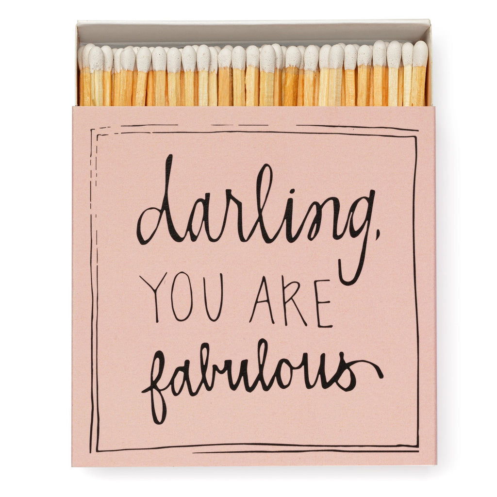 You Are Fabulous | Square Matchboxes | Safety Matches | Annie Mo's