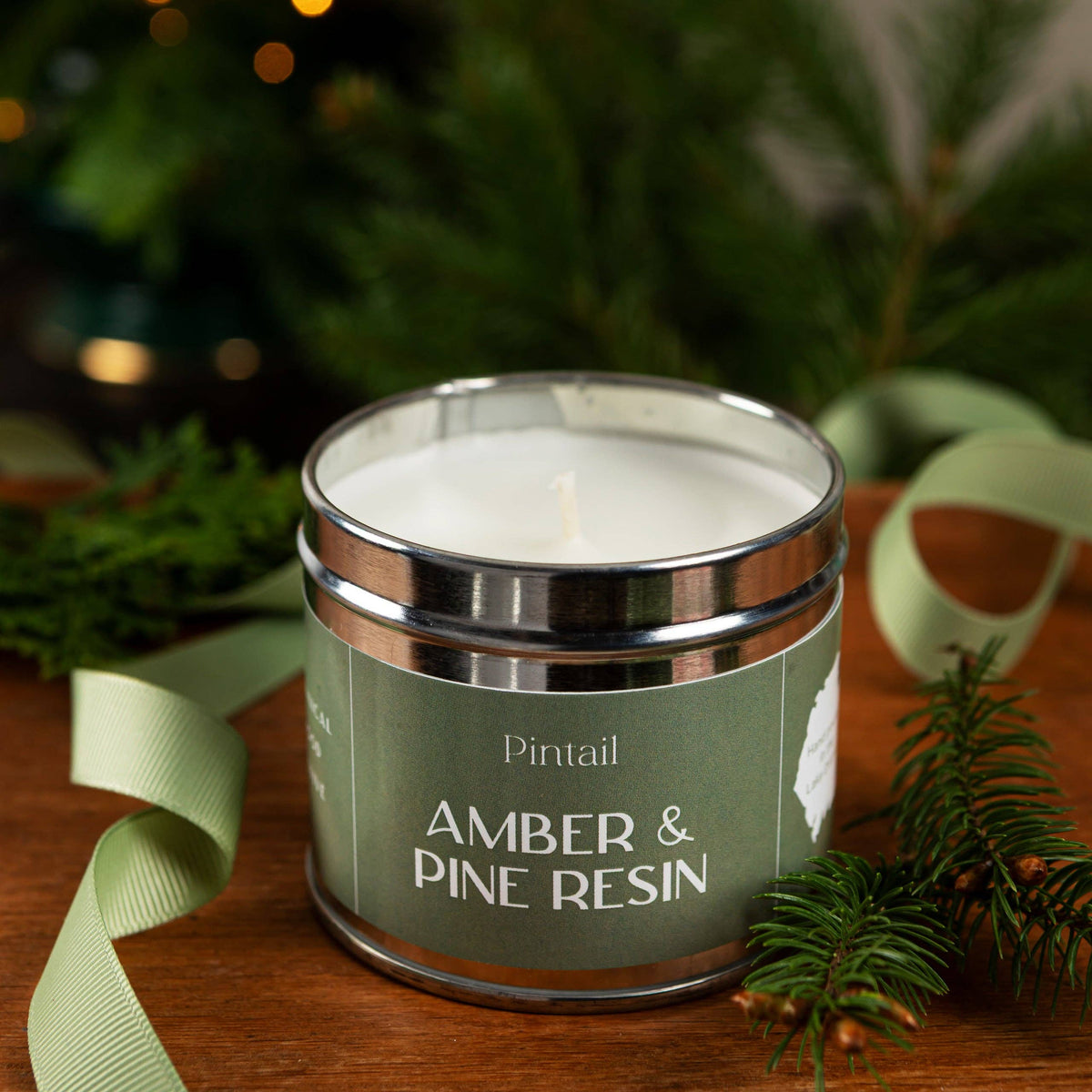 Amber & Pine Resin Classic Tin-D