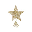 Metal Tree Topper 20cm - Gold Mesh Wire Star | Annie Mo's