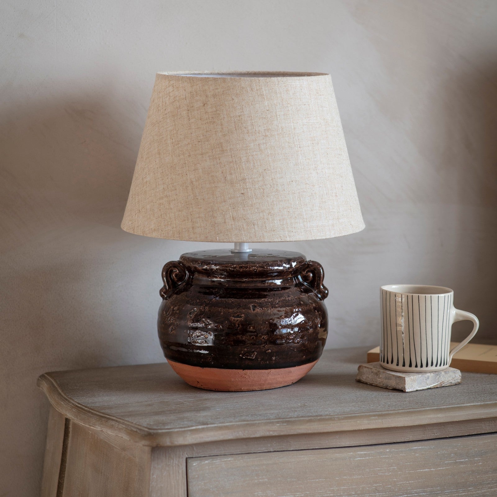 Highridge Squat Amphora Table Lamp 35cm | Annie Mo's