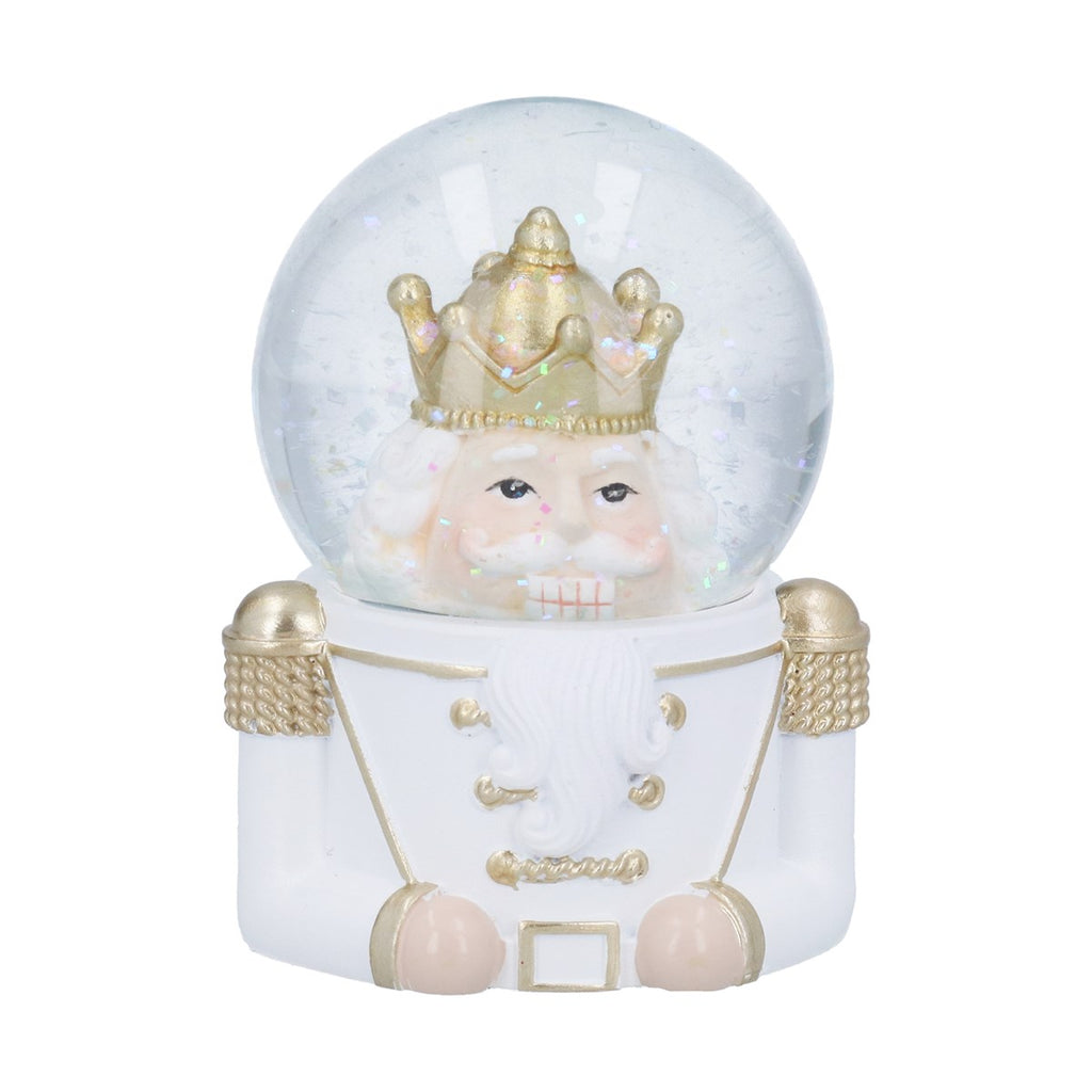 White and Golden Nutcracker Dome 9cm | Annie Mo's